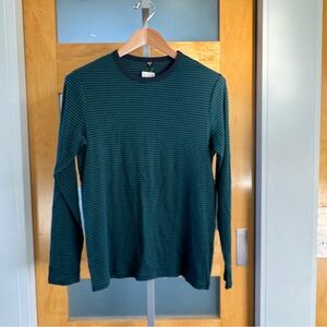Striped Green Long Sleeve Shirt